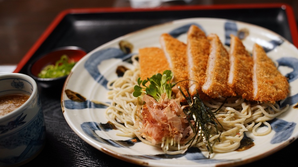 とんかつとそば、実は合うんですを発見の巻