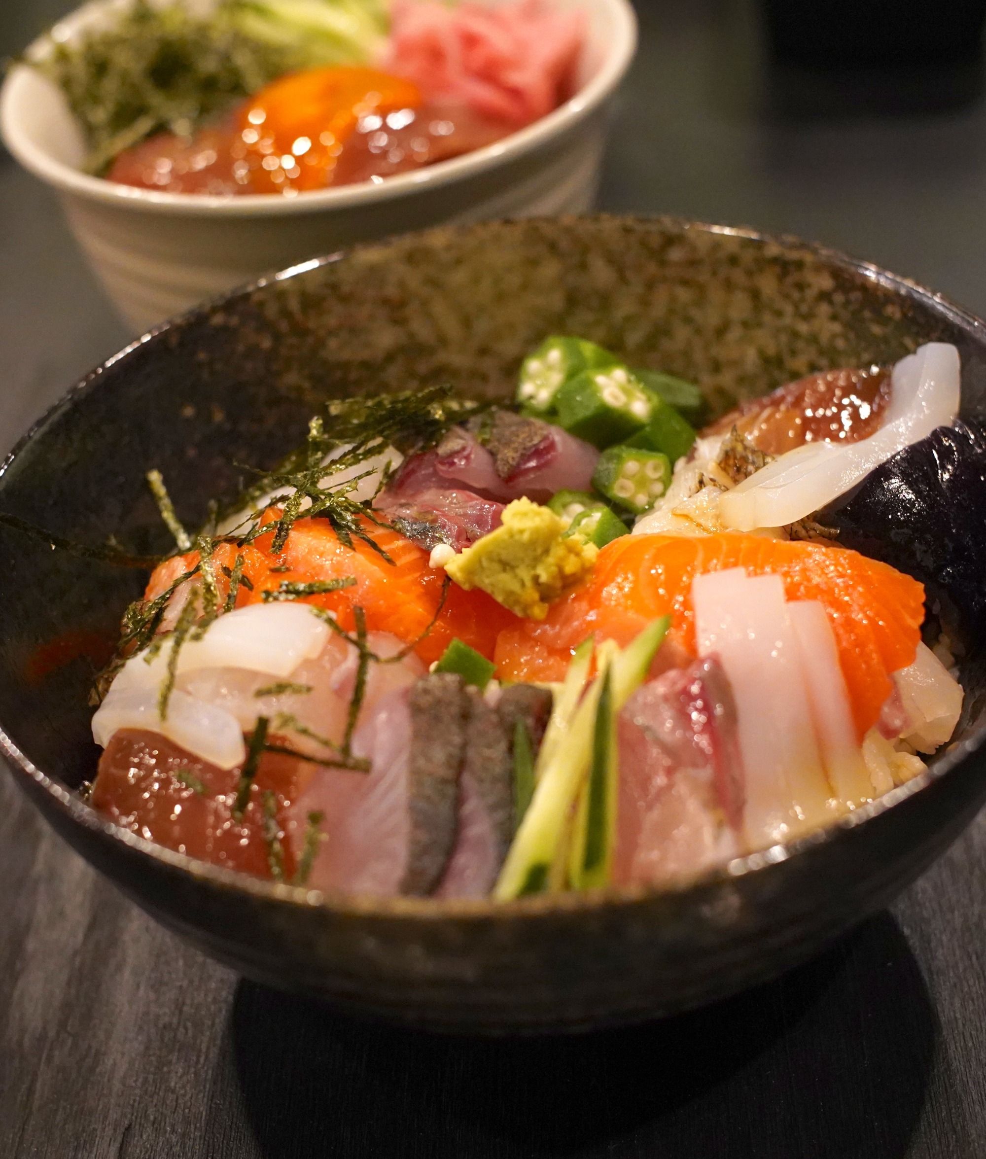 自分の好きなように海鮮丼が作れるって、何と素敵なことだろう！