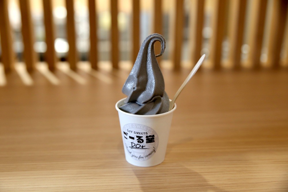 豆乳ソフトクリーム！濃厚で本当に美味しい！