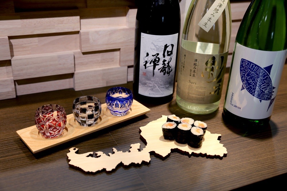 細巻きは日本酒がすすみますよね。