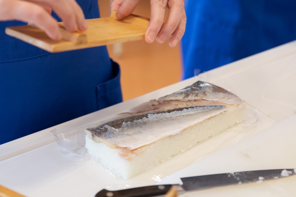 鯖寿司の完成です！