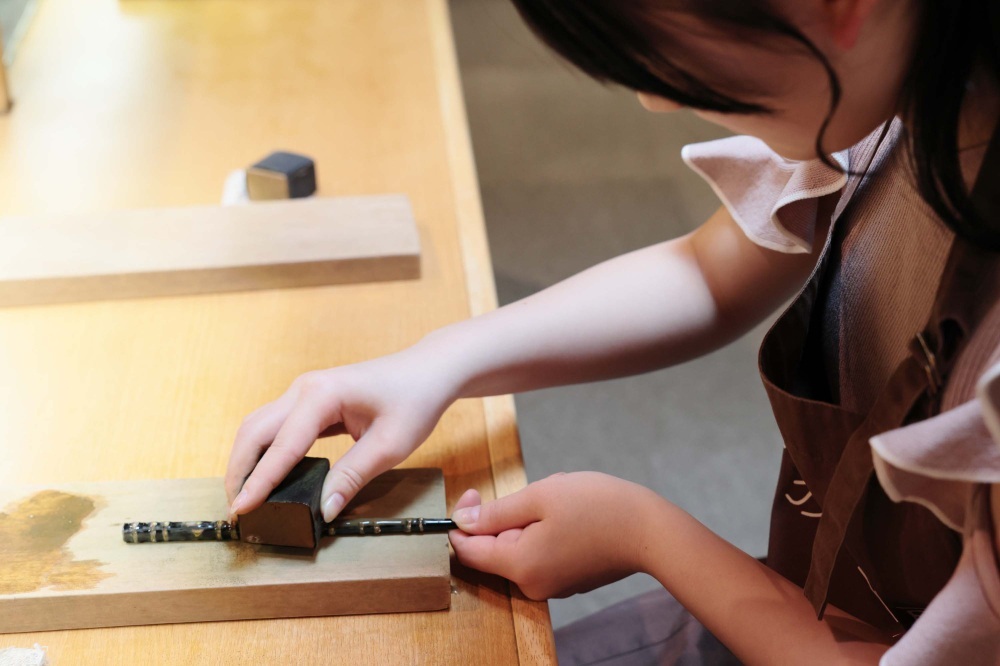若狹漆器筷子打磨體驗
