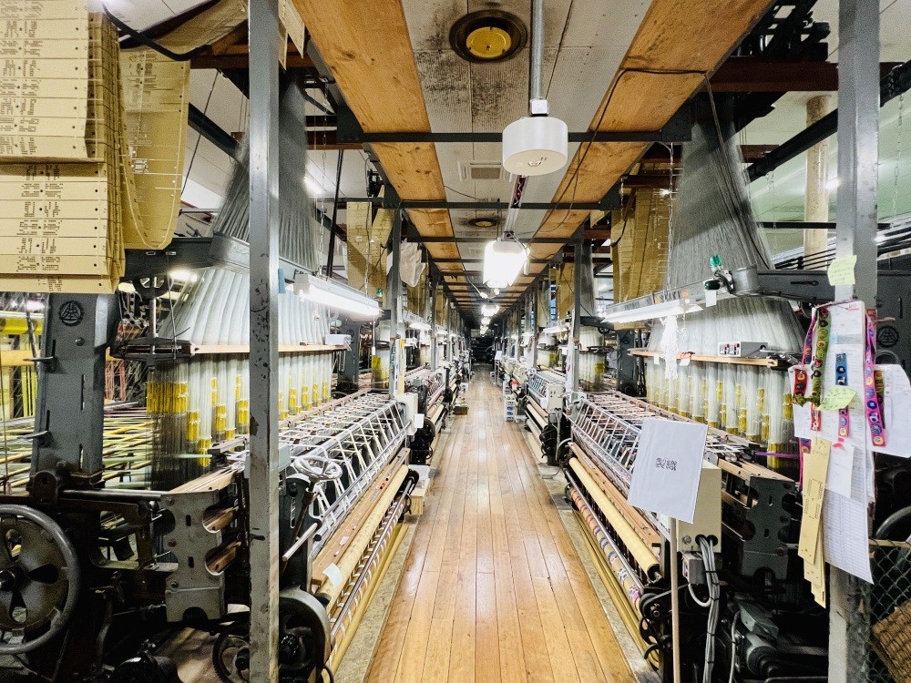 60年以上使われているレトロな機械が並ぶ