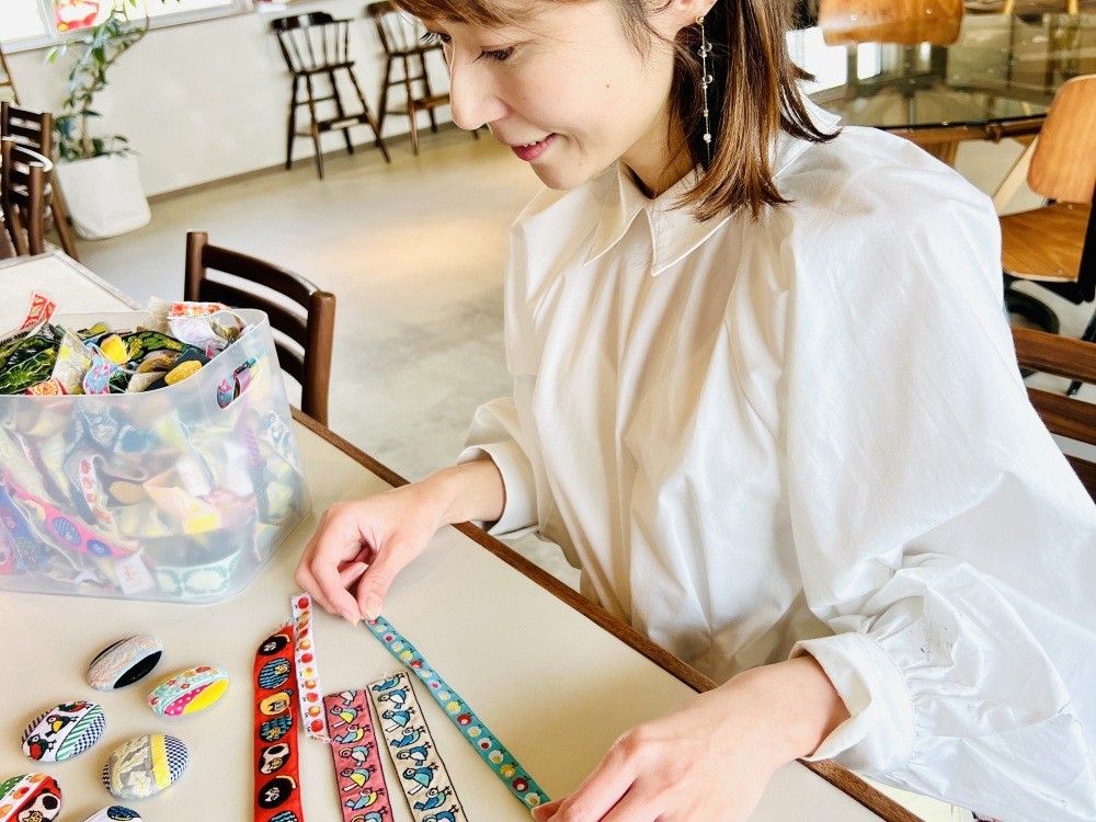 たくさんの柄のリボンから選べます