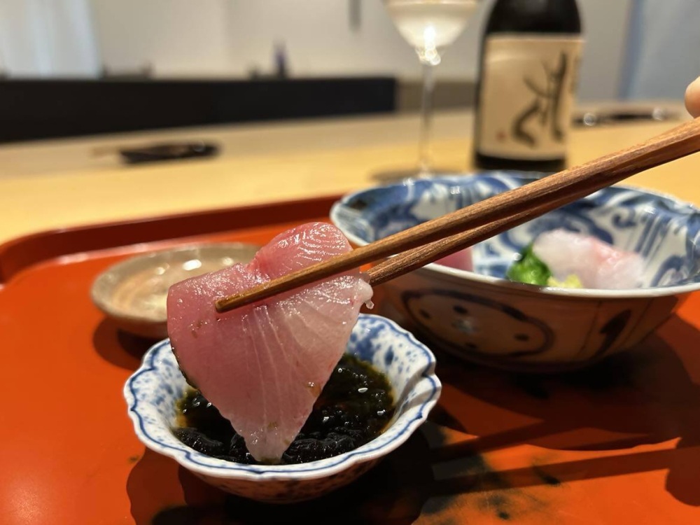 地元産のメジマグロ
