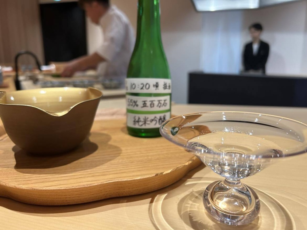 今朝絞ったという純米吟醸
