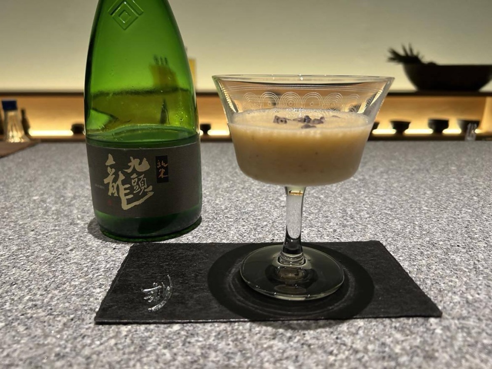 香り高い黒龍純米酒×バナナ