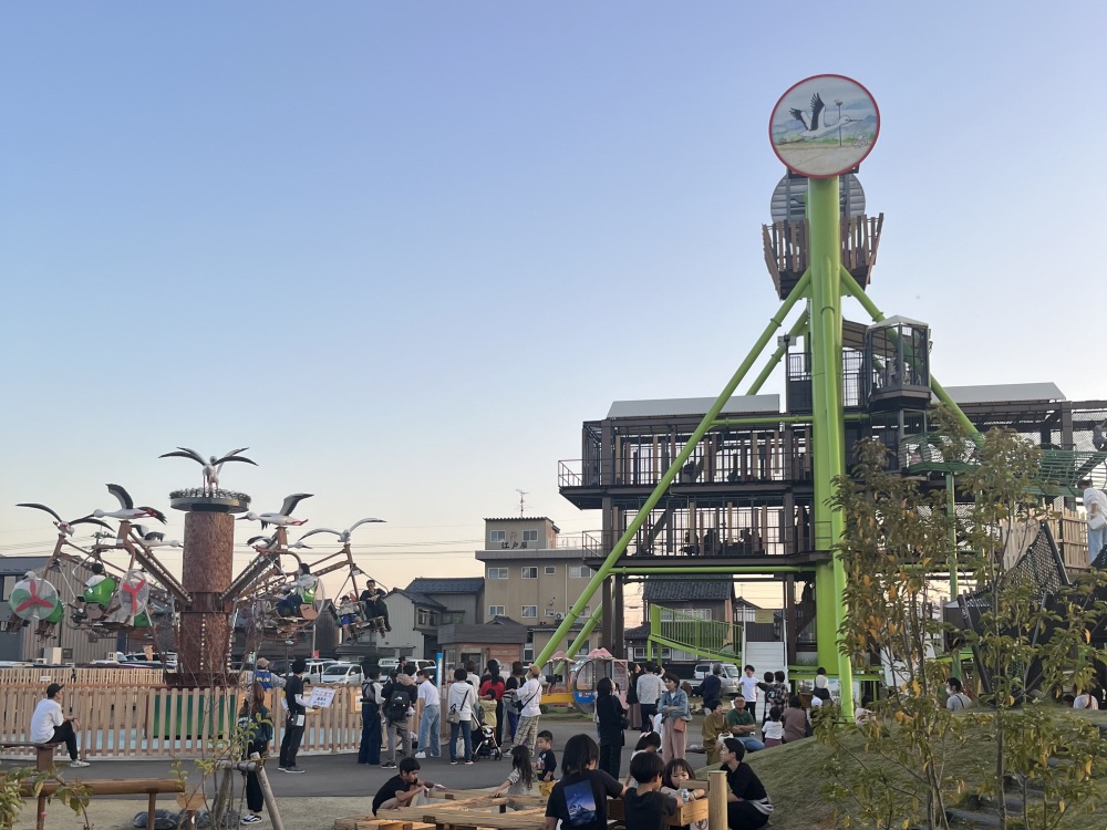 大きなアスレチックも