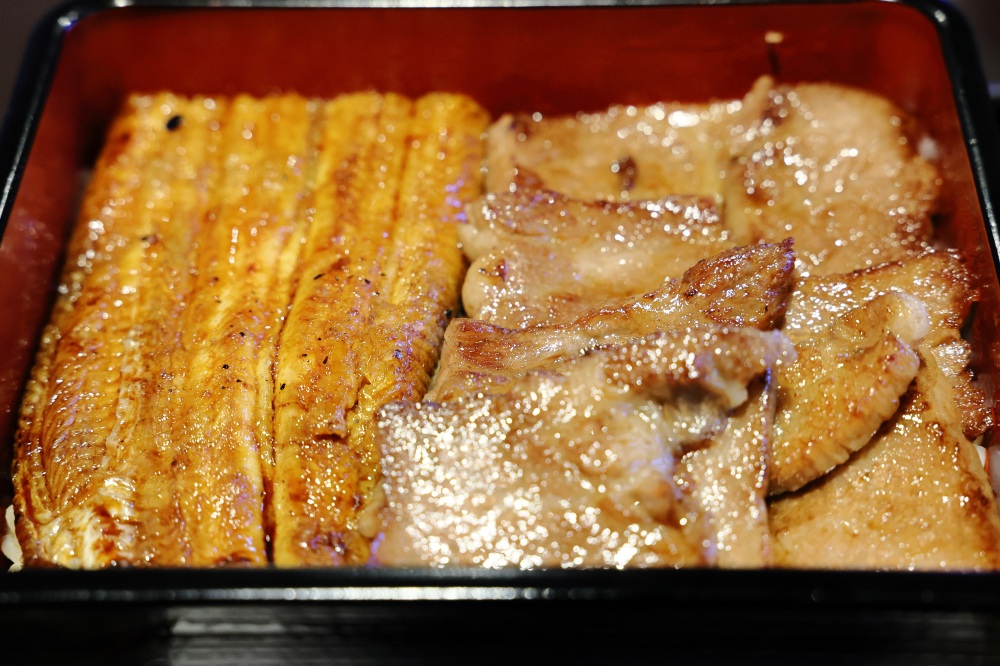 国産うなぎと若狭牛