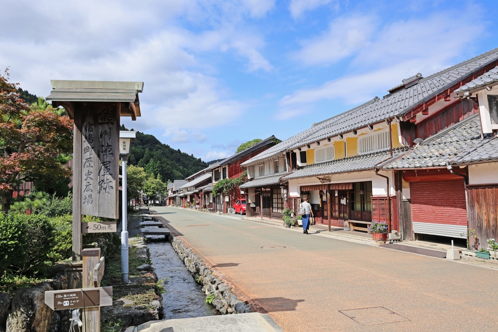 熊川宿の町並み