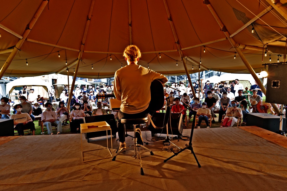 SEE SEA PARKで開催した音楽イベントの様子