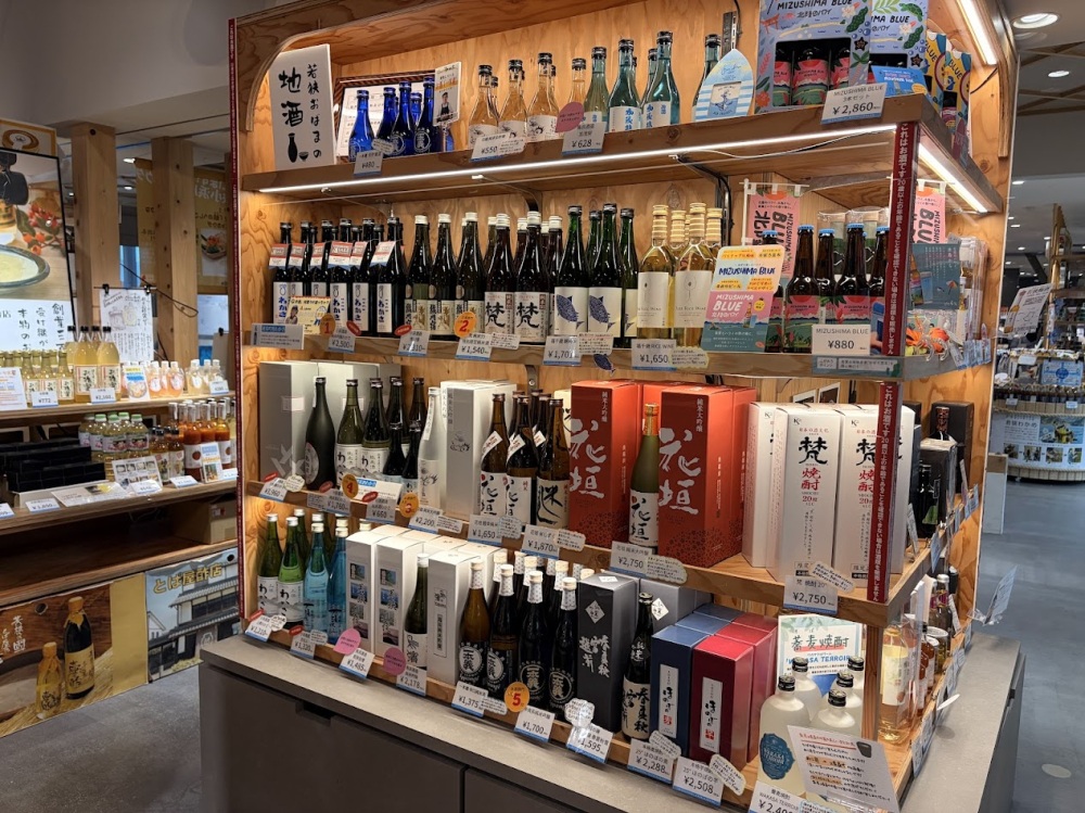小浜酒造をはじめ、福井の地酒がずらり