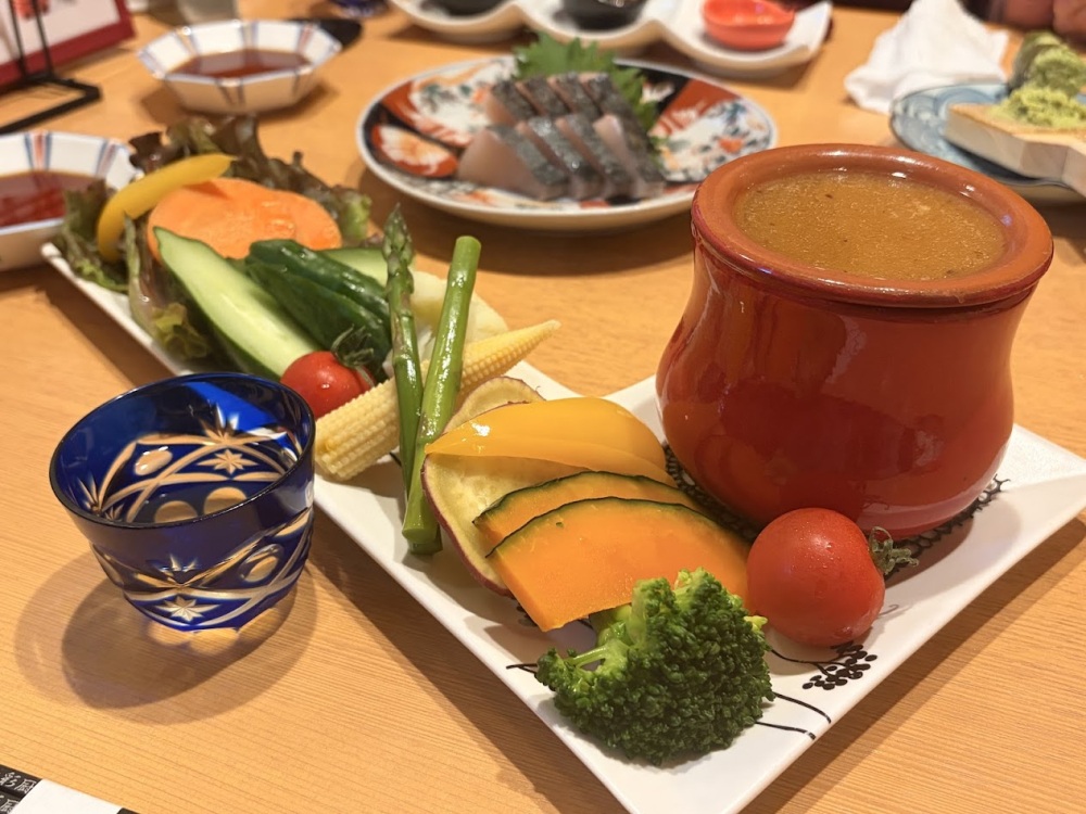 へしこのバーニャカウダ