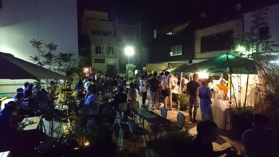 ビアガーデン「新栄ビアパーク」を開催していました