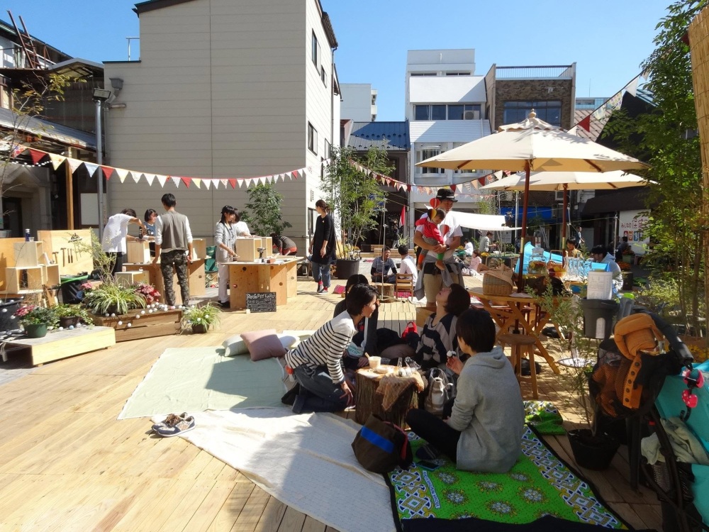 ウッドデッキ時代もイベントは活発に行なわれていました