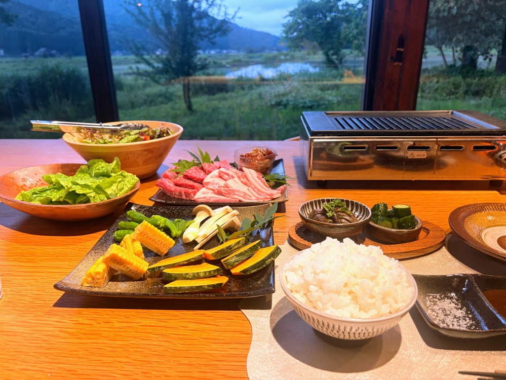 地元食材たっぷりのバーベキューセット