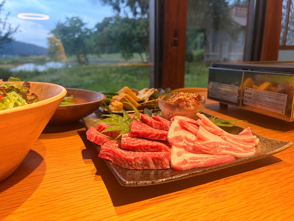 大ぶりの若狭牛がたっぷり