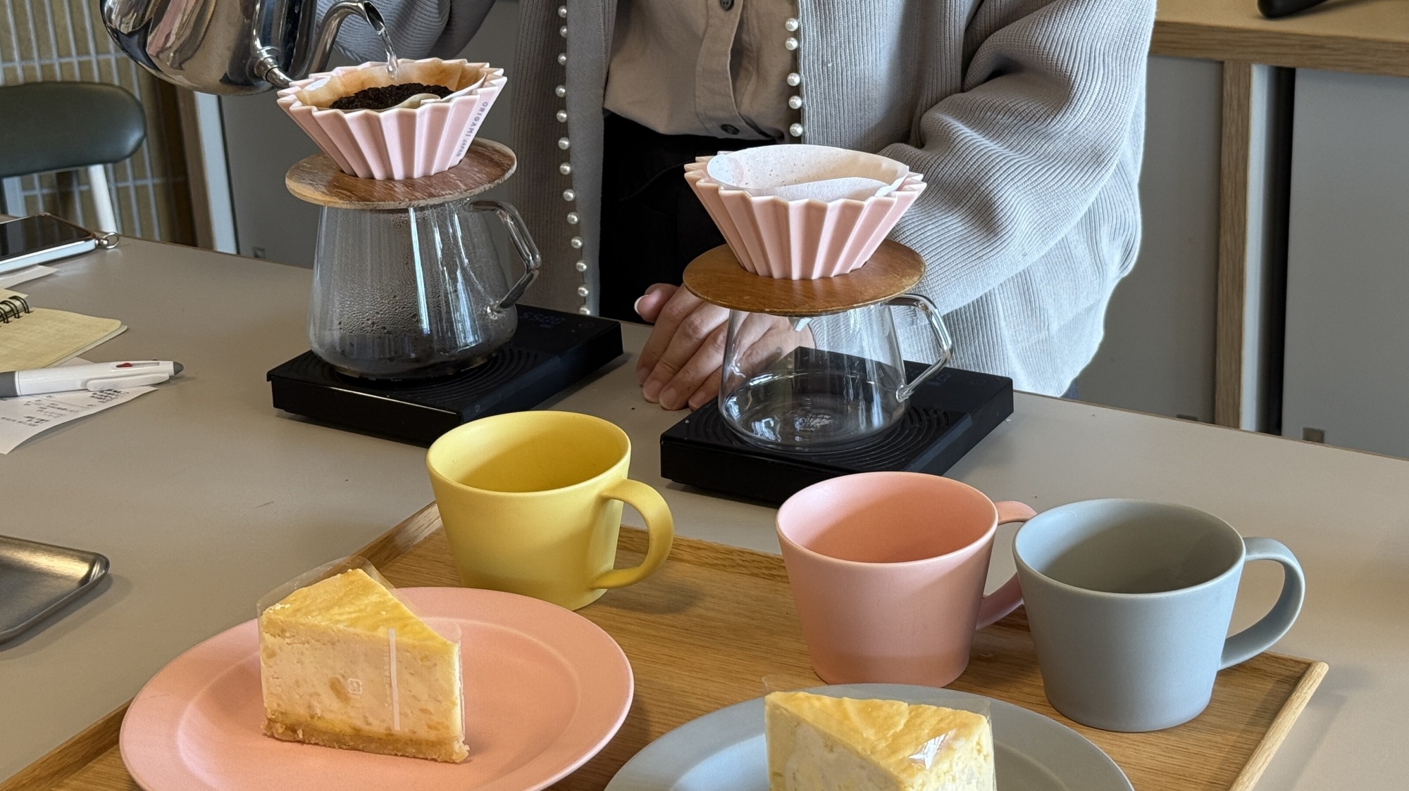 【あわら温泉】でんき屋さんの最終進化形！「ダイデンライフ」でチーズケーキとコーヒーに舌鼓