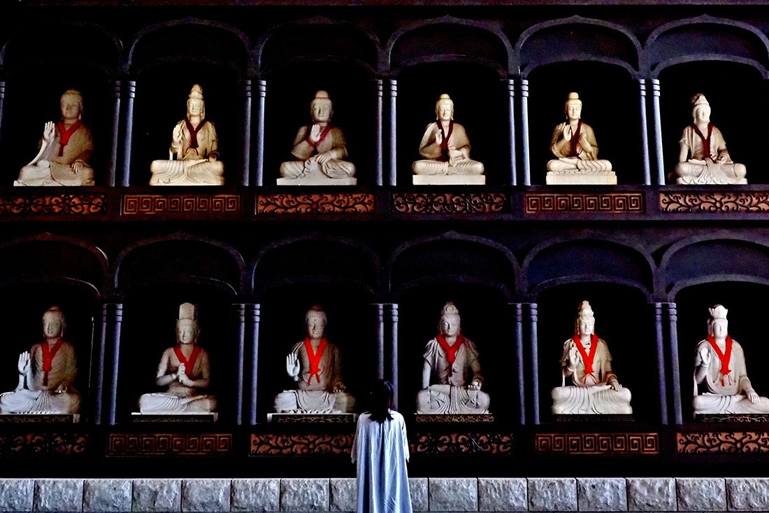 越前大佛日本最大的佛像，來自信徒捐獻