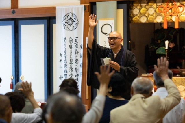 大安禅寺の法話の様子