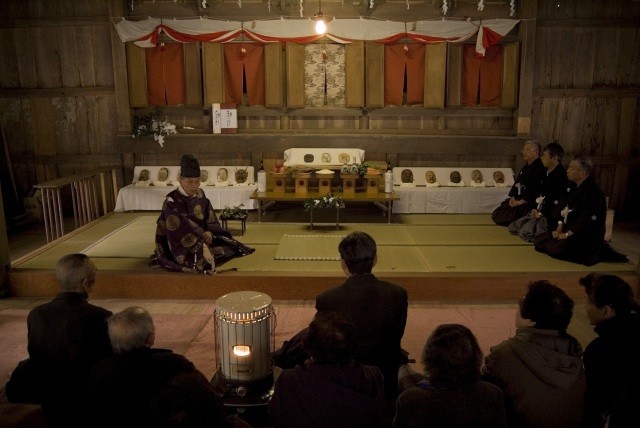 毎年2月17日に行われる「お面さんまつり」