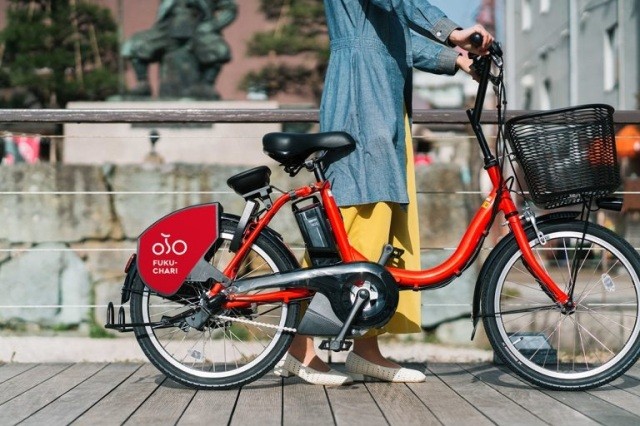 レンタサイクルｰ福井市ｰふくチャリ(市内１５ヶ所)