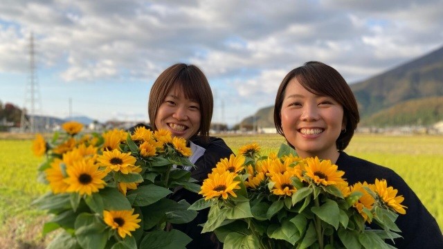 若手花農家と花畑探検