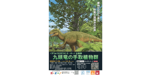 企画展「九頭竜の手取植物群」　くずりゅう化石ラボ ガ・オーノ