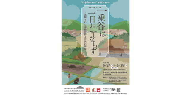テーマ展「一乗谷は一日にしてならず－発掘された遺跡が語る中…