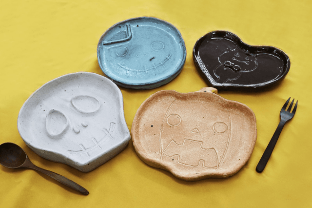 【福井県陶芸館】ハロウィンのごちそう皿