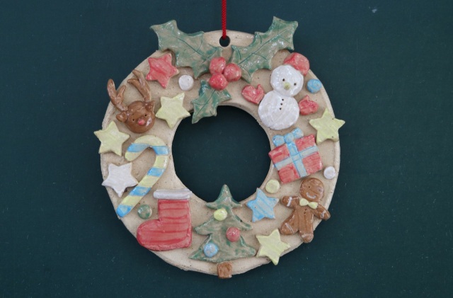 【福井県陶芸館】つくって飾ろう★陶器のクリスマスリース